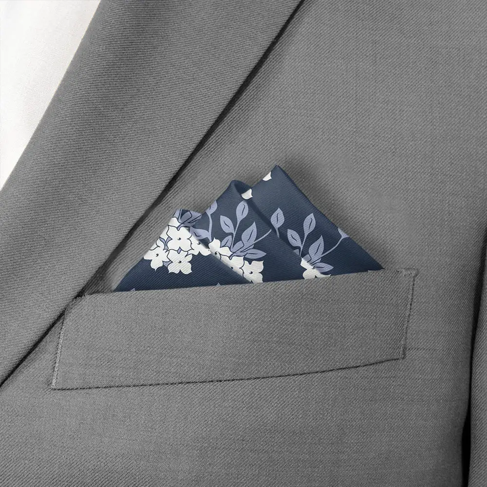 Minimal Classic Floral Pocket Square
