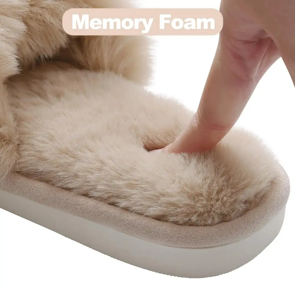 Easygoing Cross Band Lounge Slippers