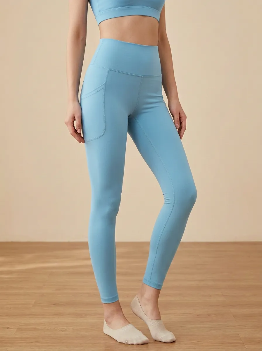 High-Waisted Pocket Printed Yoga Leggings