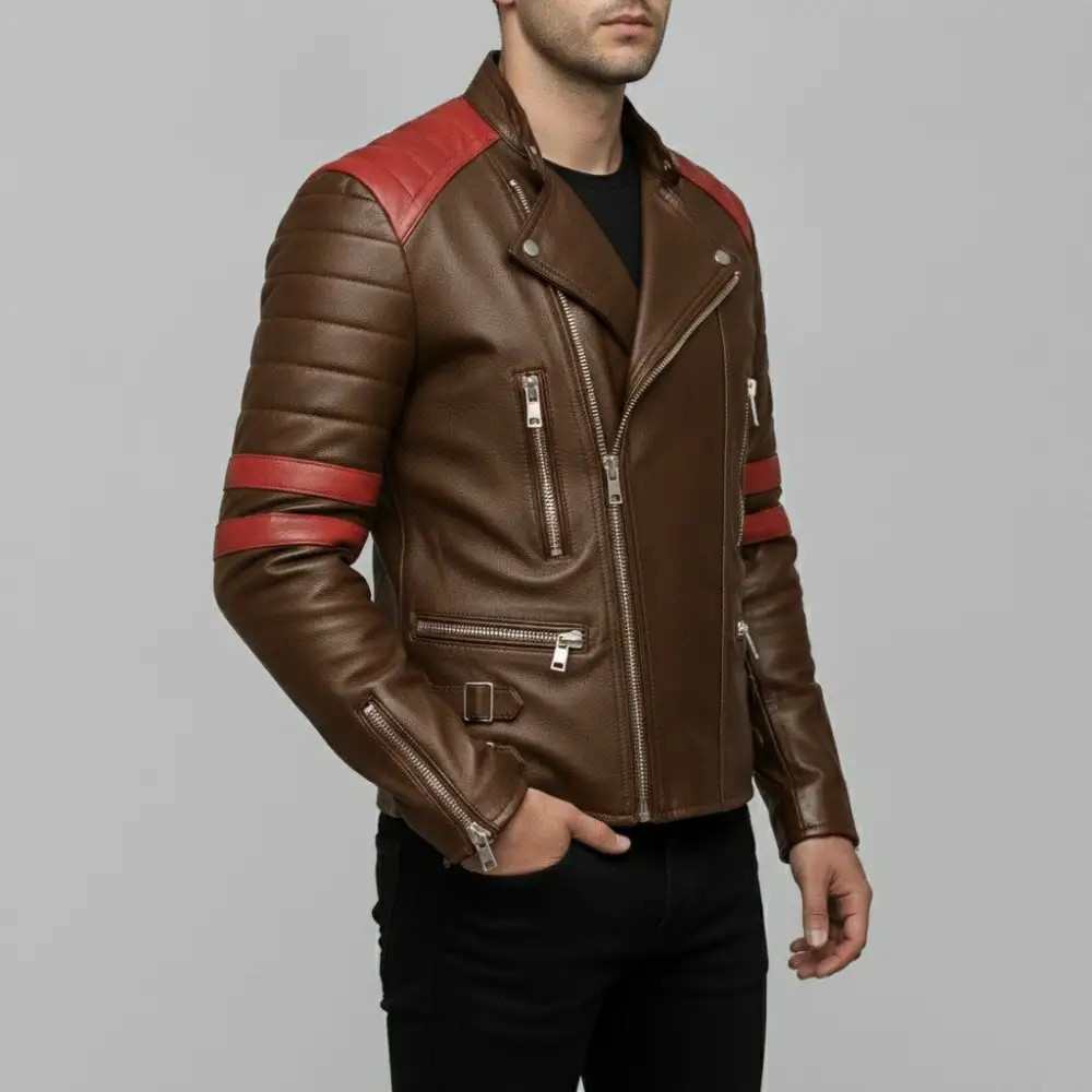Everyday Leather Biker Motorcycle Jacket