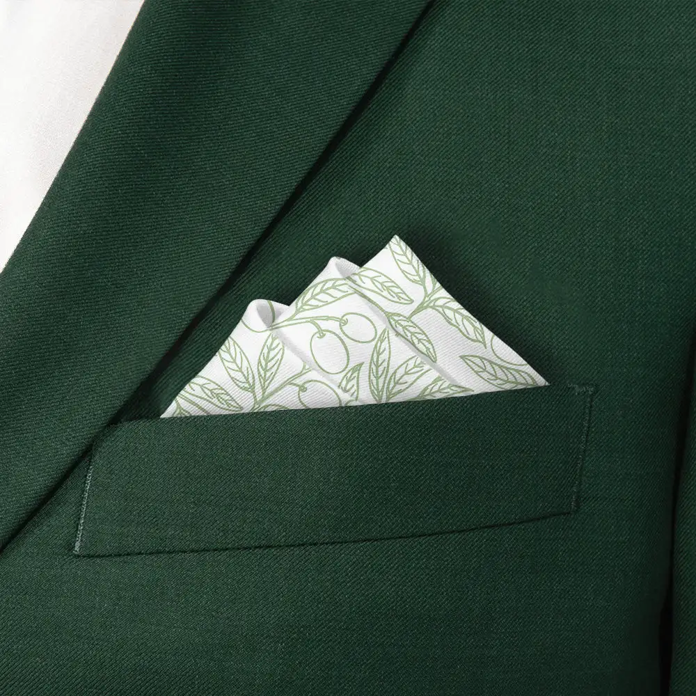 Understated Timeless Floral Pocket Square