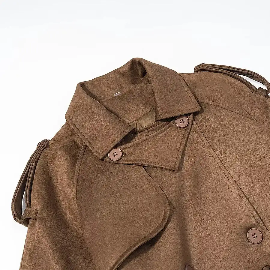Modern Patch Pocket Trench Coat