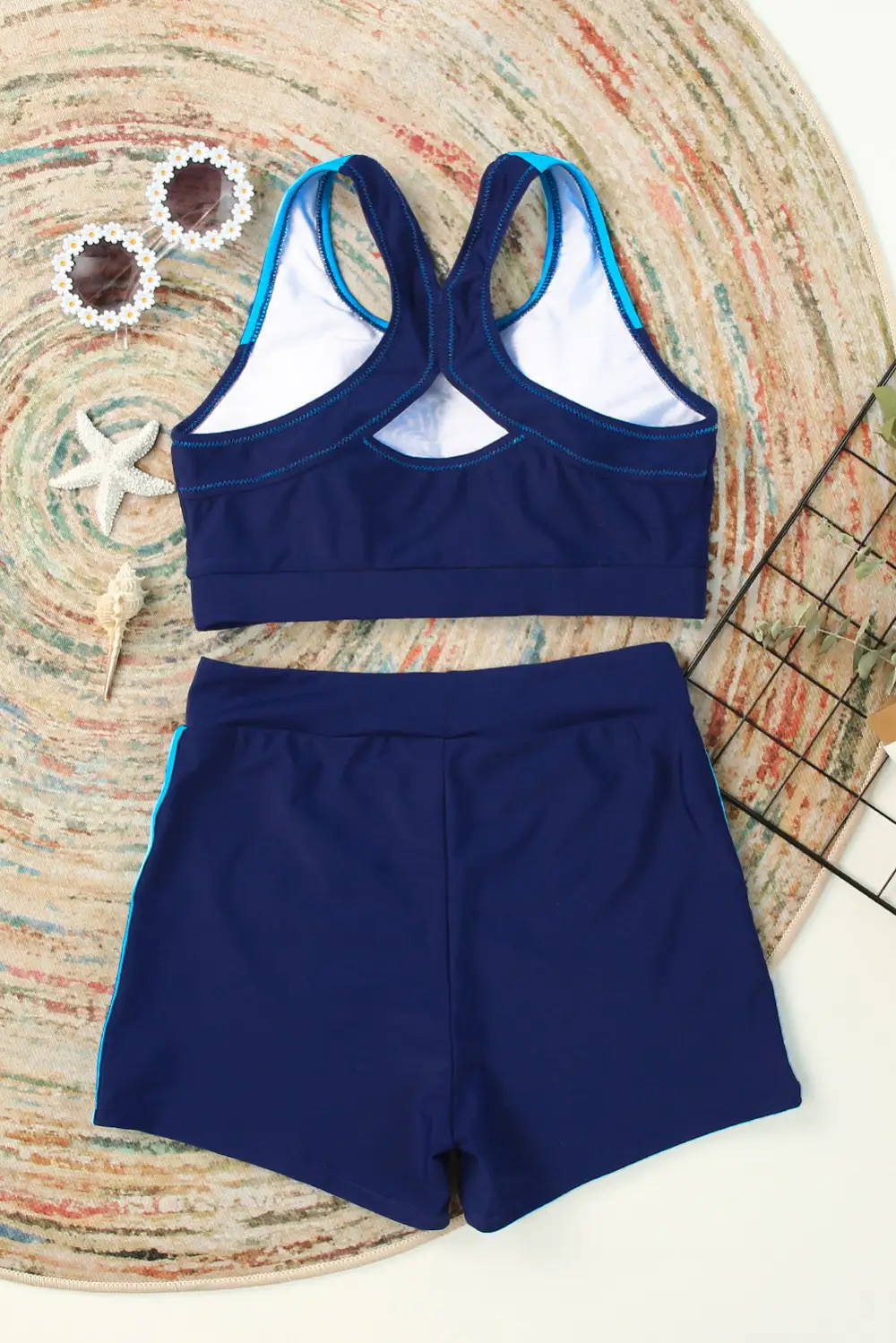 Swimwear Solid Colorblock Bodycom Party Bikinis