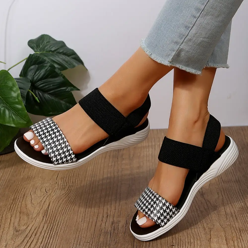 Classic Open-Toe Heeled Sandals