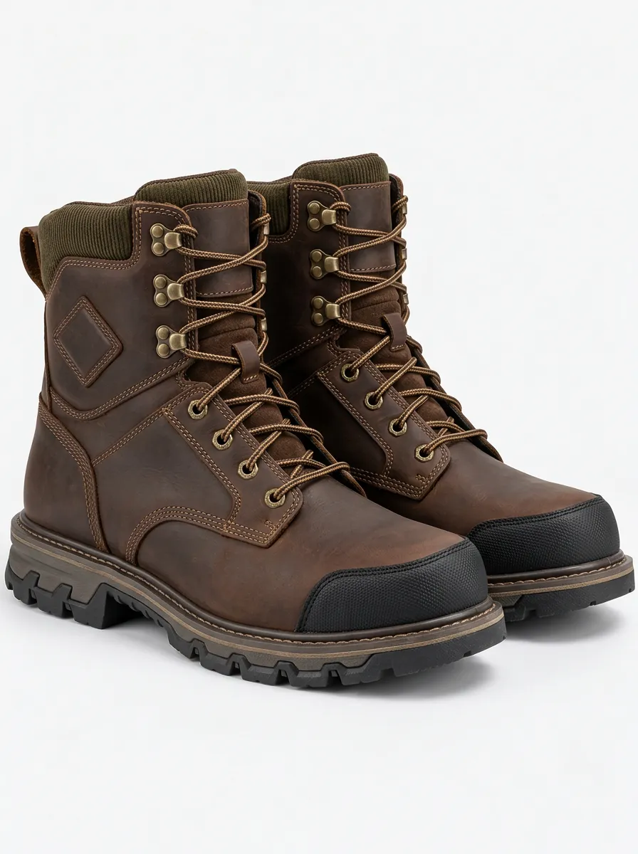 Men's Waterproof Construction Style Work Footwear