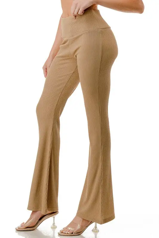 High Rise Flared Pants