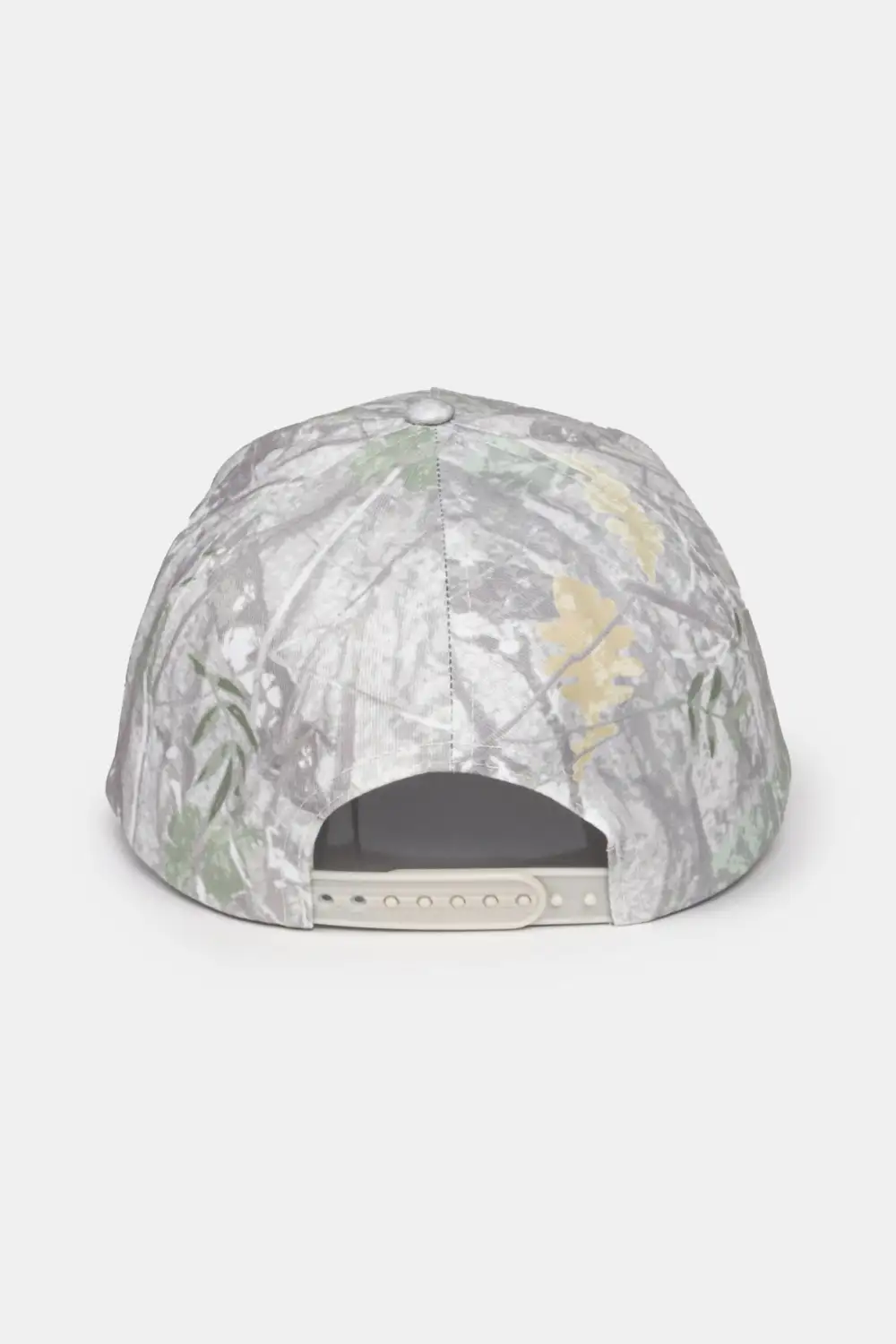 Wood Print Five Panel Camo Panel Baseball Cap