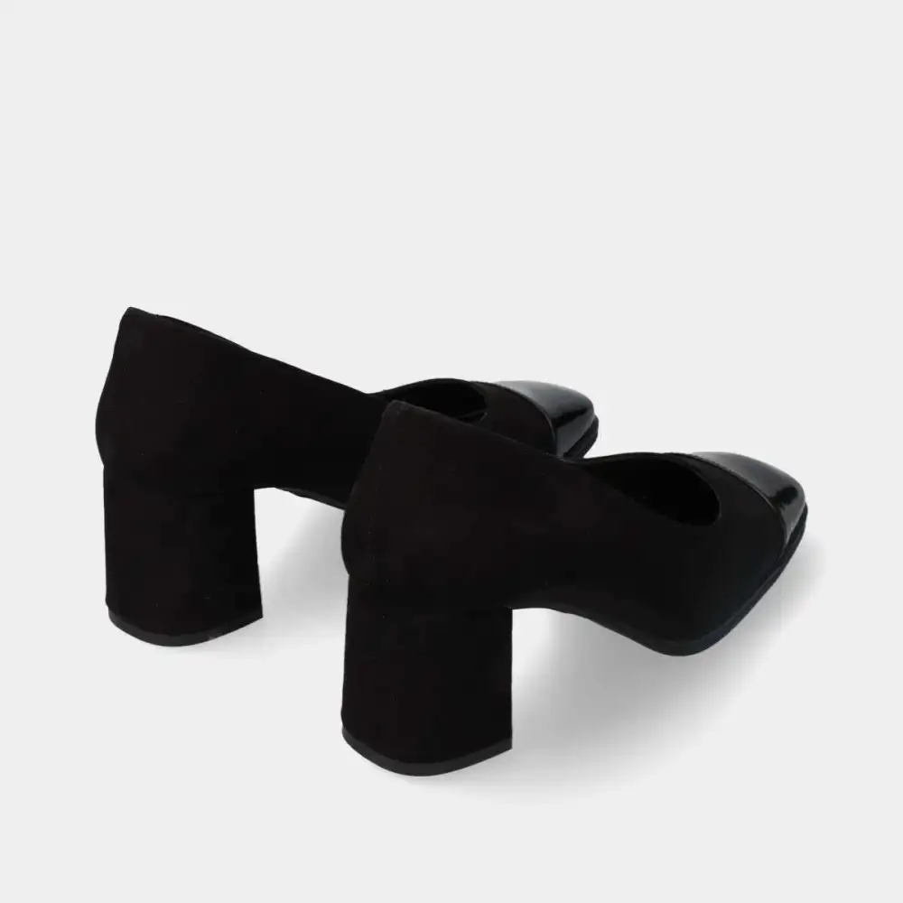 Suede Effect Pumps