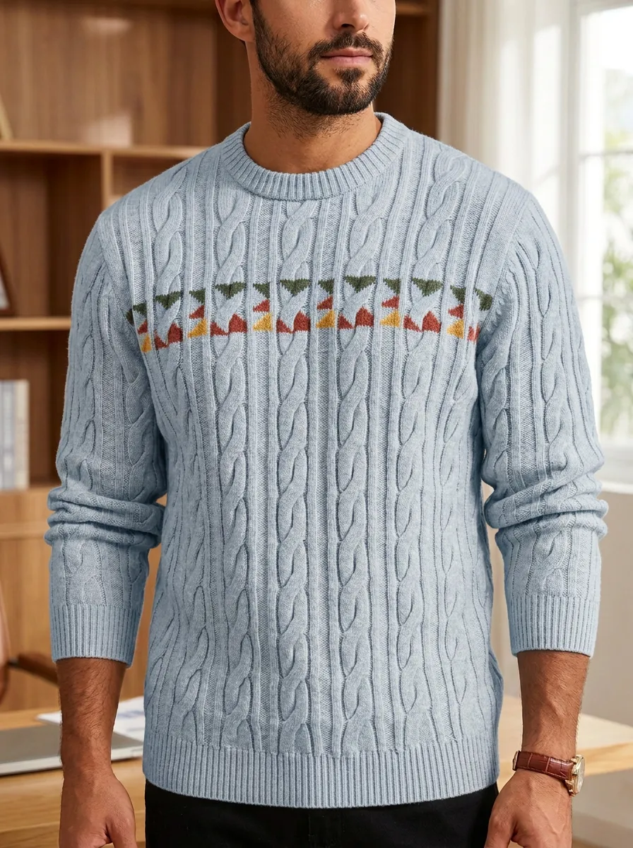 Men's Cable-Knit Cable Knit Sweater