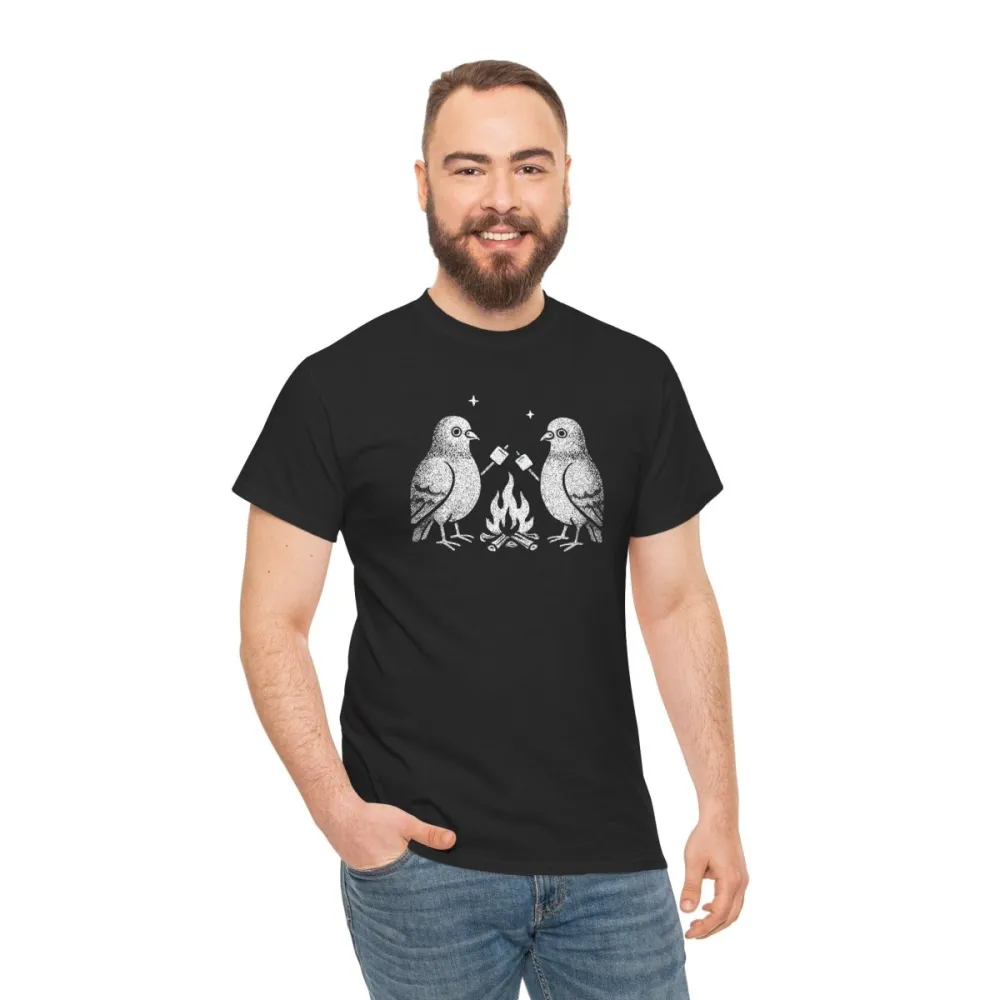 Campfire Birds Unisex T-Shirt
