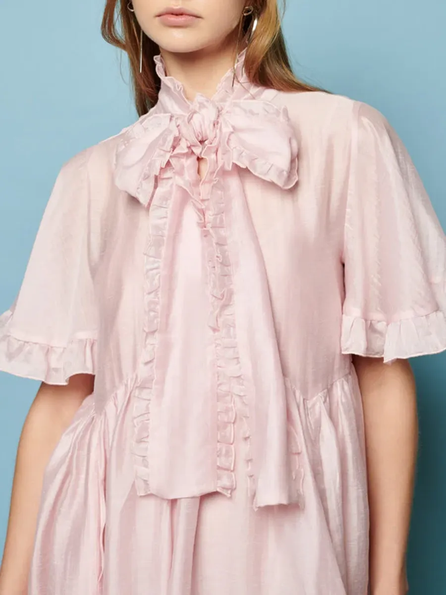 Lively Fashion Styles Bow Mini Dress