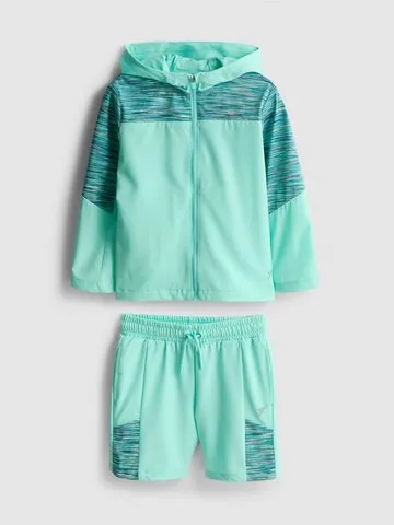 1-9yrs | Active Track Jacket and Shorts Set