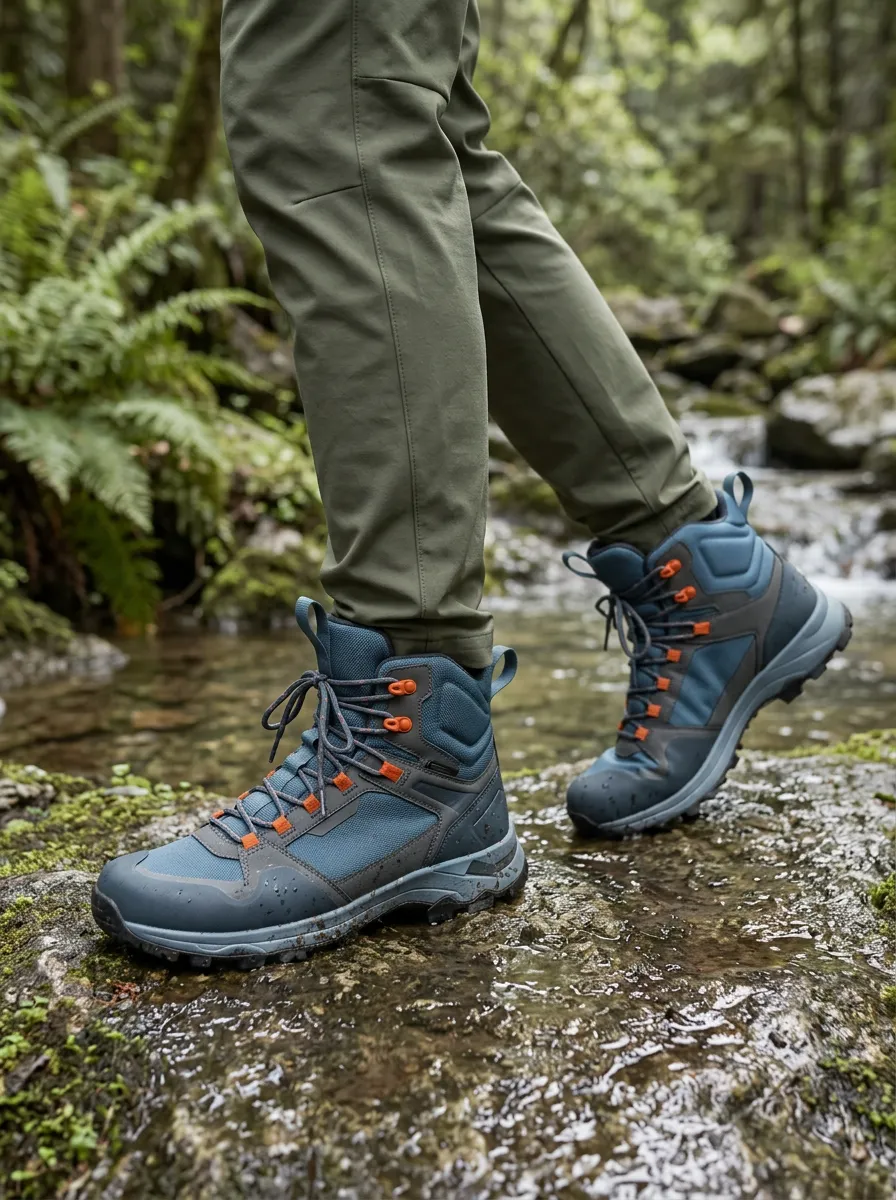 Men's Hiking Outdoor Adventure Waterproof Printed Boots
