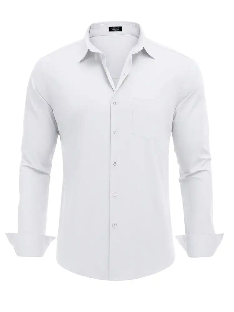 Ribbed Collar Casual Knit Polo Shirt