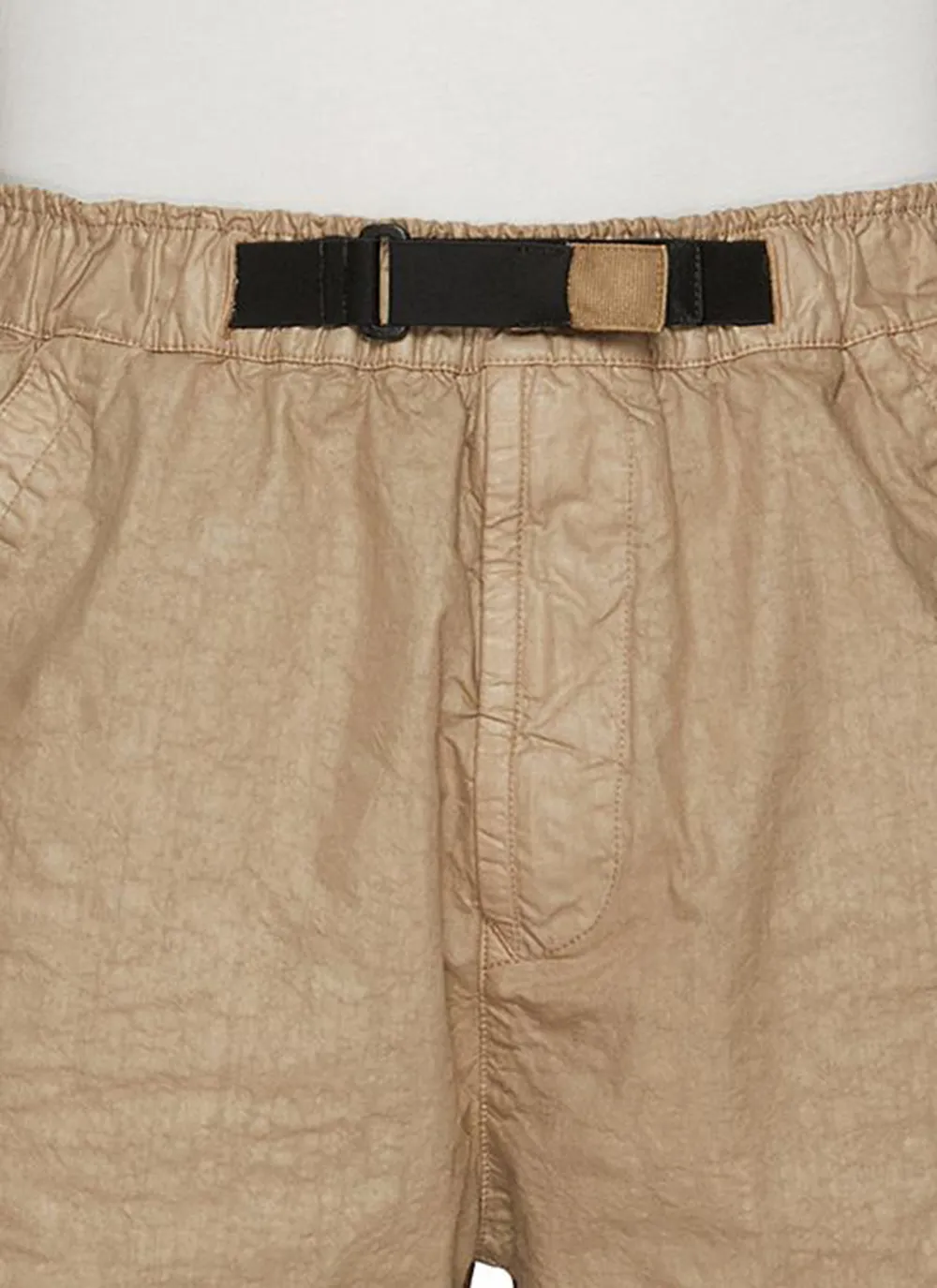 Casual Simple Loose Breathable Beige Shorts
