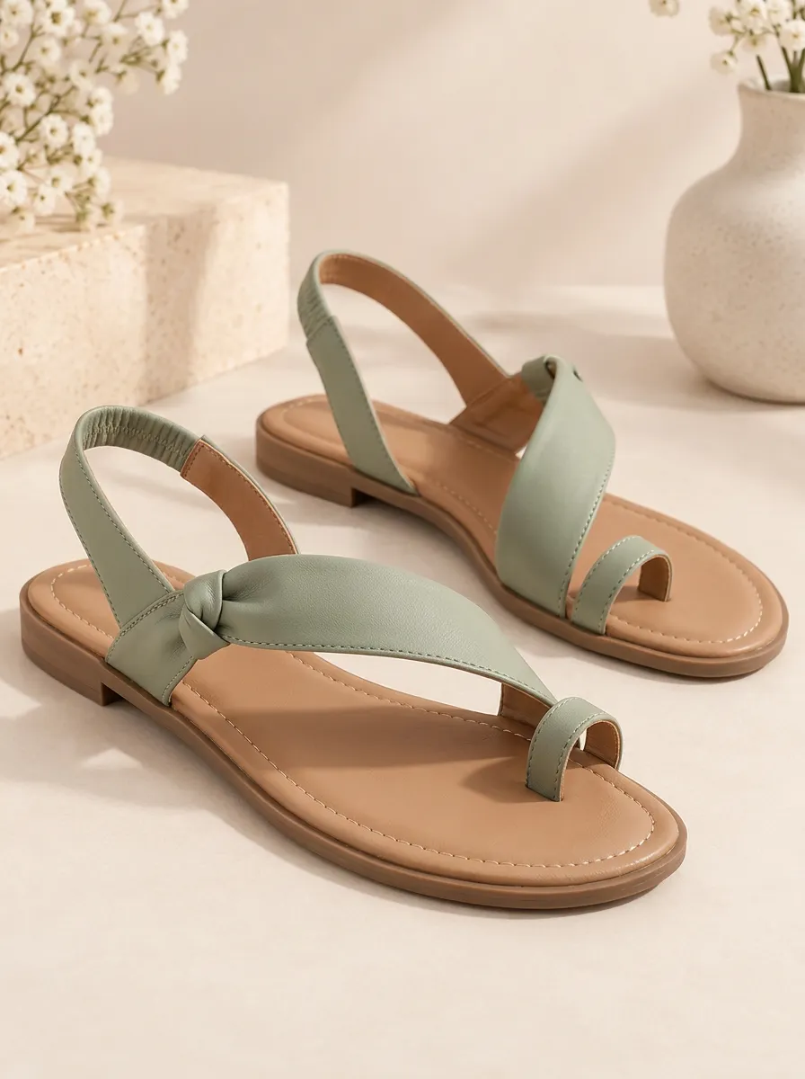 Women's Toe Ring Flat Sandals