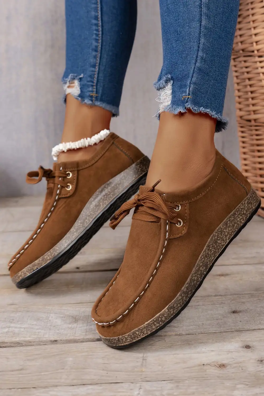 Lace-Up Casual Sneakers