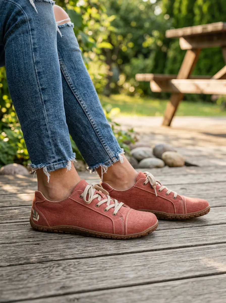 Winter-Ready Leaf Graphic Collection Unisex Barefoot Shoes