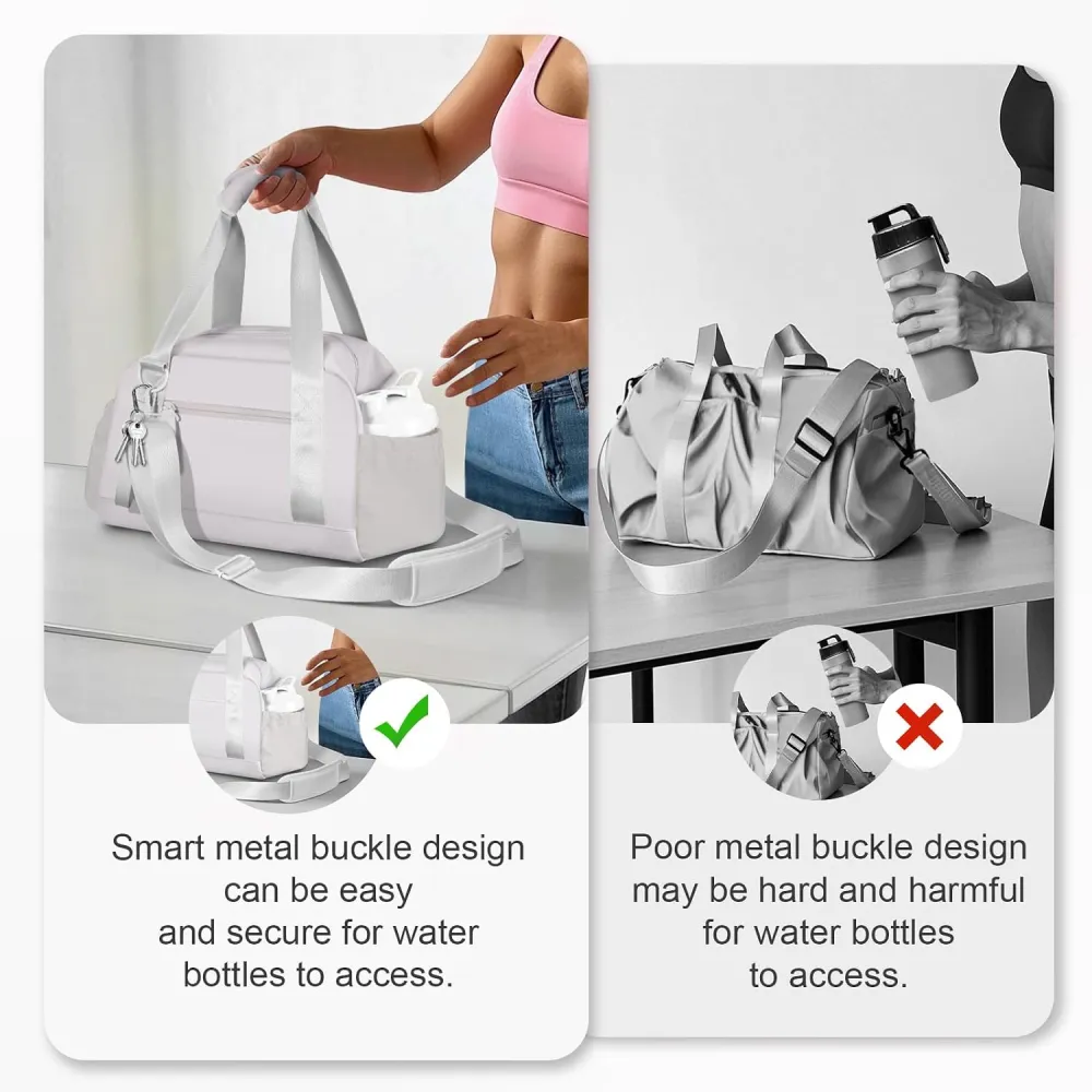 Mini Gym Bag for Women Girls Small Gym Tote Bag with Wet Compartment Waterproof Travel Duffle Bag Cute Workout Sport Bag