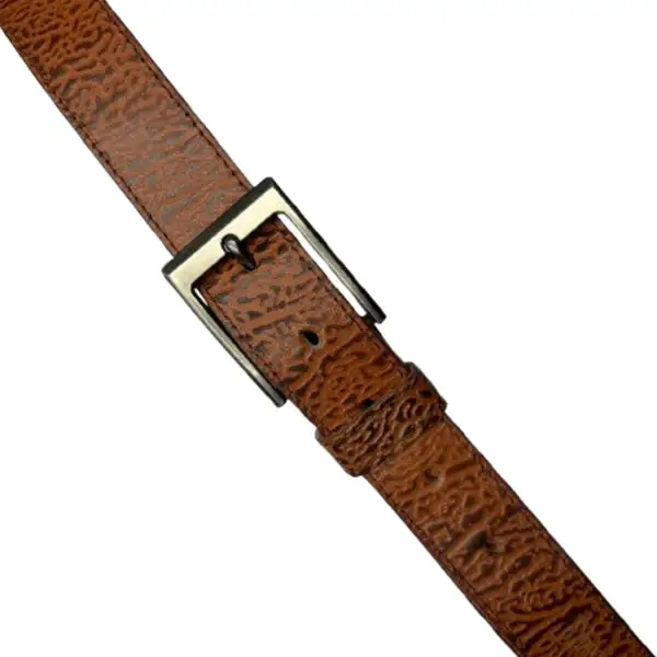 Slim Grain Leather Waist Belt