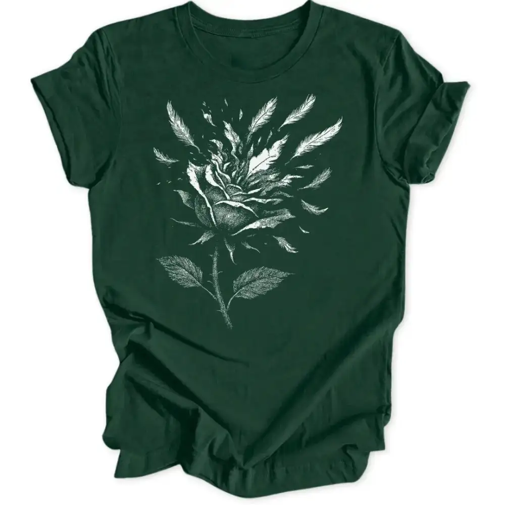Rose Feather Unisex T-Shirt