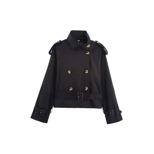 Refined Clean Line Trench Coat