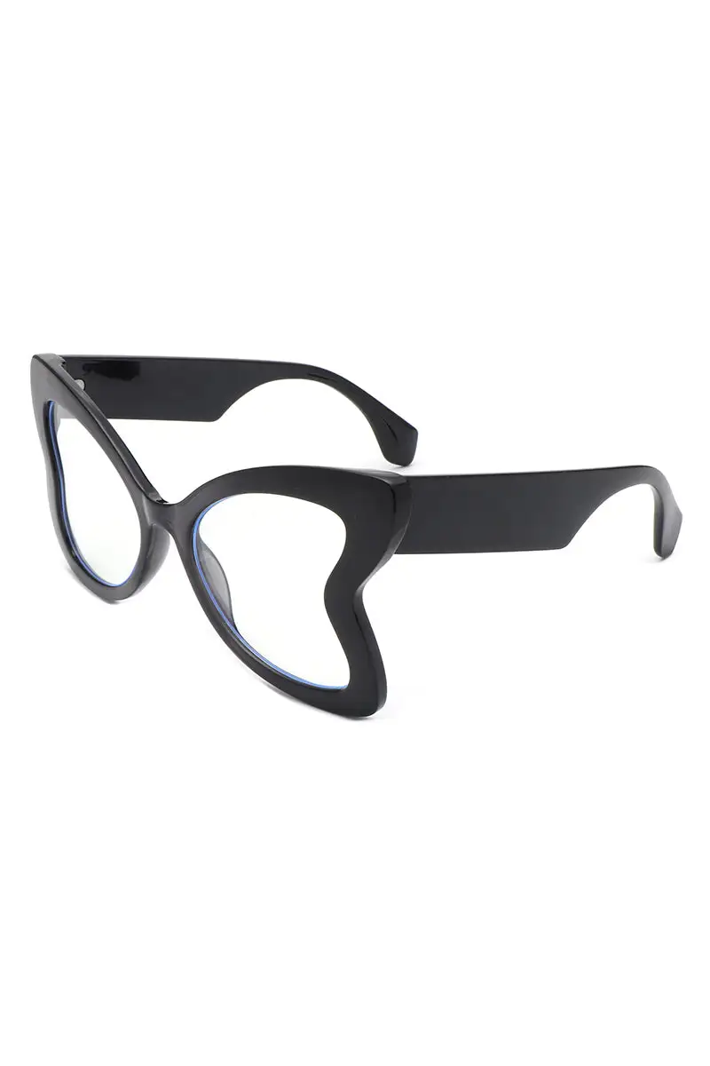 Cat Eye Butterfly Frame Sunglasses