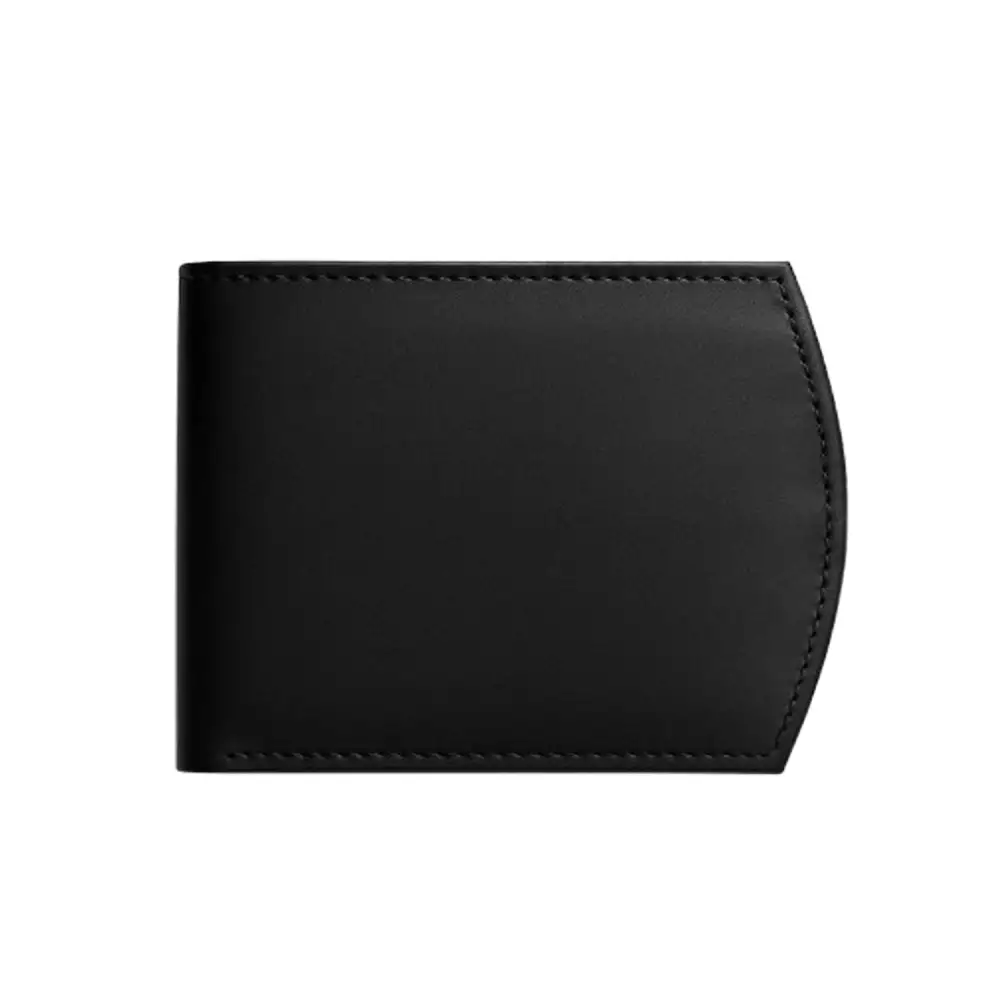Coin Pocket Bifold Leather Wallet
