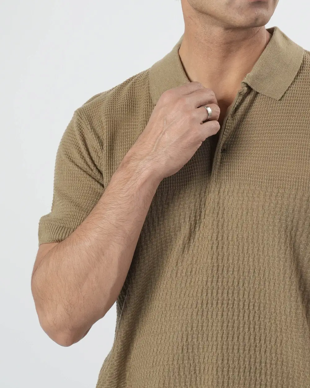 Men's Comfortable Clean Polo T-Shirt