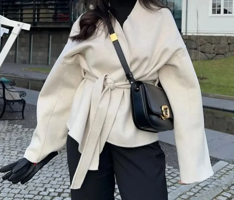 Polished Belted Cardigan