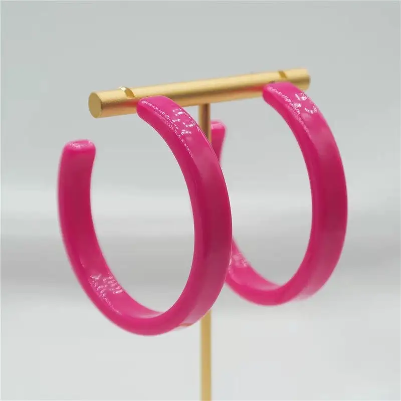 Vintage Acrylic Statement Earrings