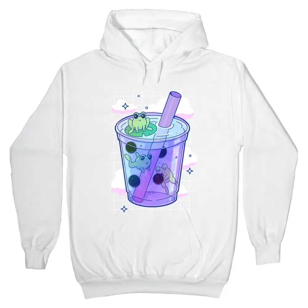 Laidback Boba Frog Pullover Hoodie