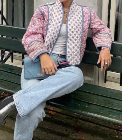 Reversible Printed Relaxed Jacket