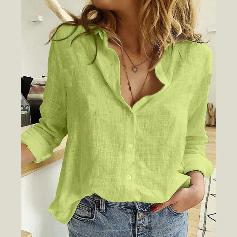 Casual Linen Button Shirt