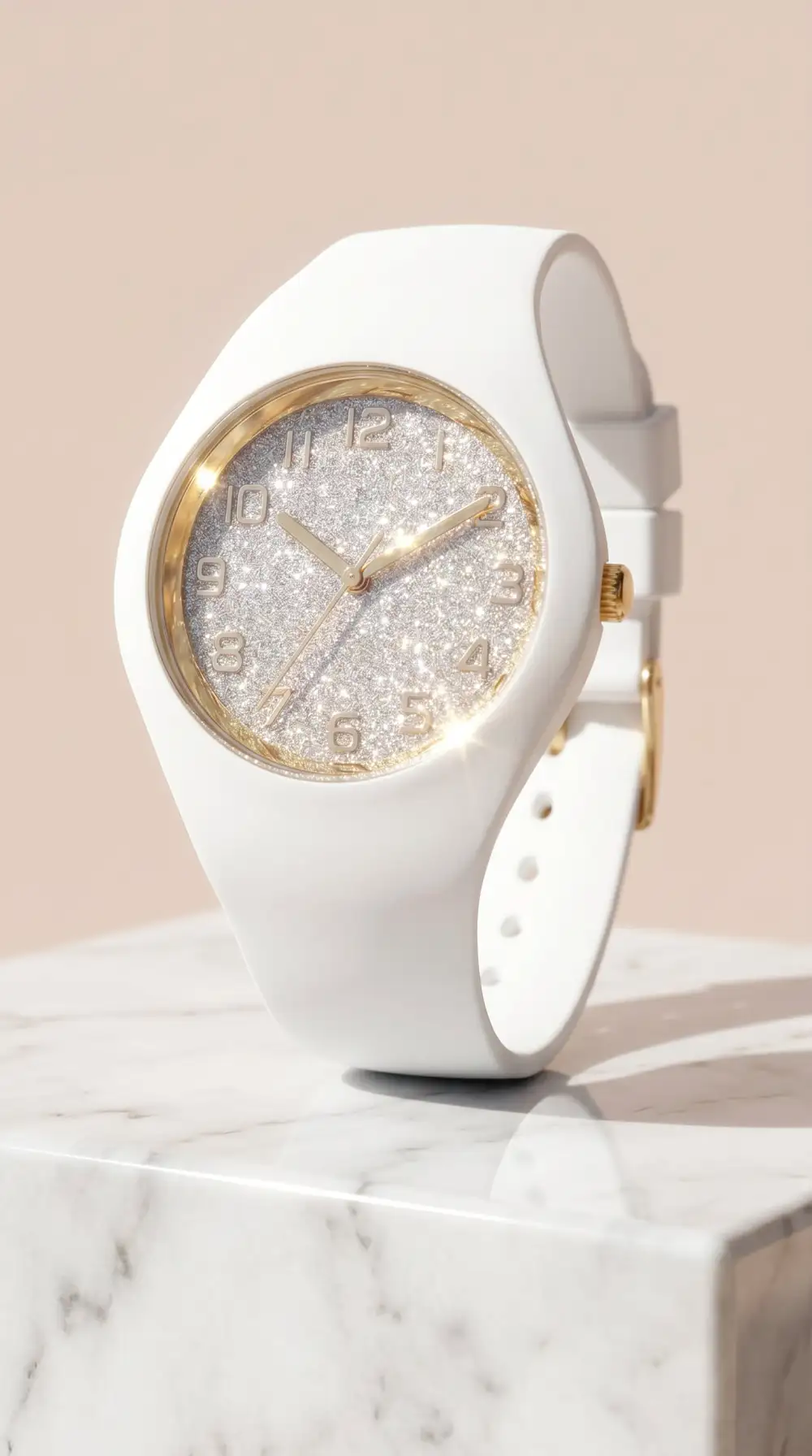Silicone Glitter Fashion Watch