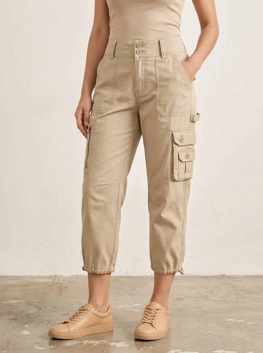 Women's Utility Multi-Pocket Off Duty Capri Pants