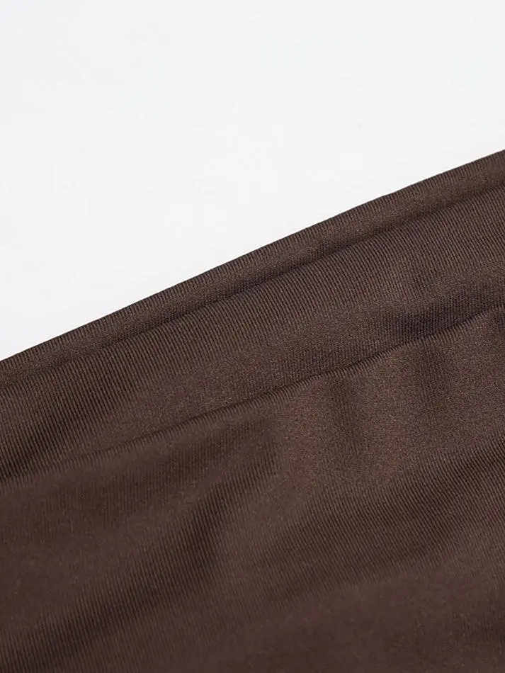 Square-Neck Ruched Slim-Fit Tank Top