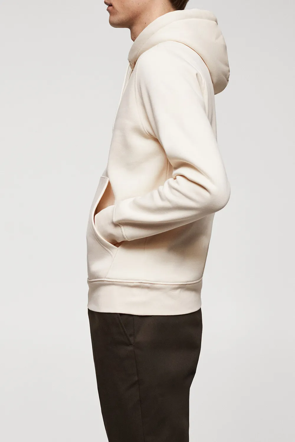 Kangaroo Hooded Cotton Sweatshirt