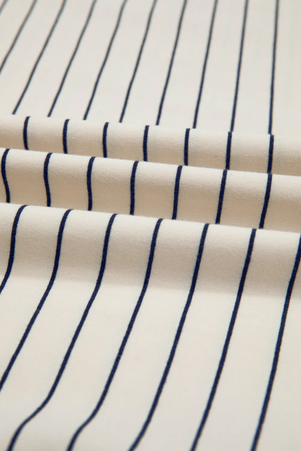 Blue Stripe Angel Graphic Lace Top