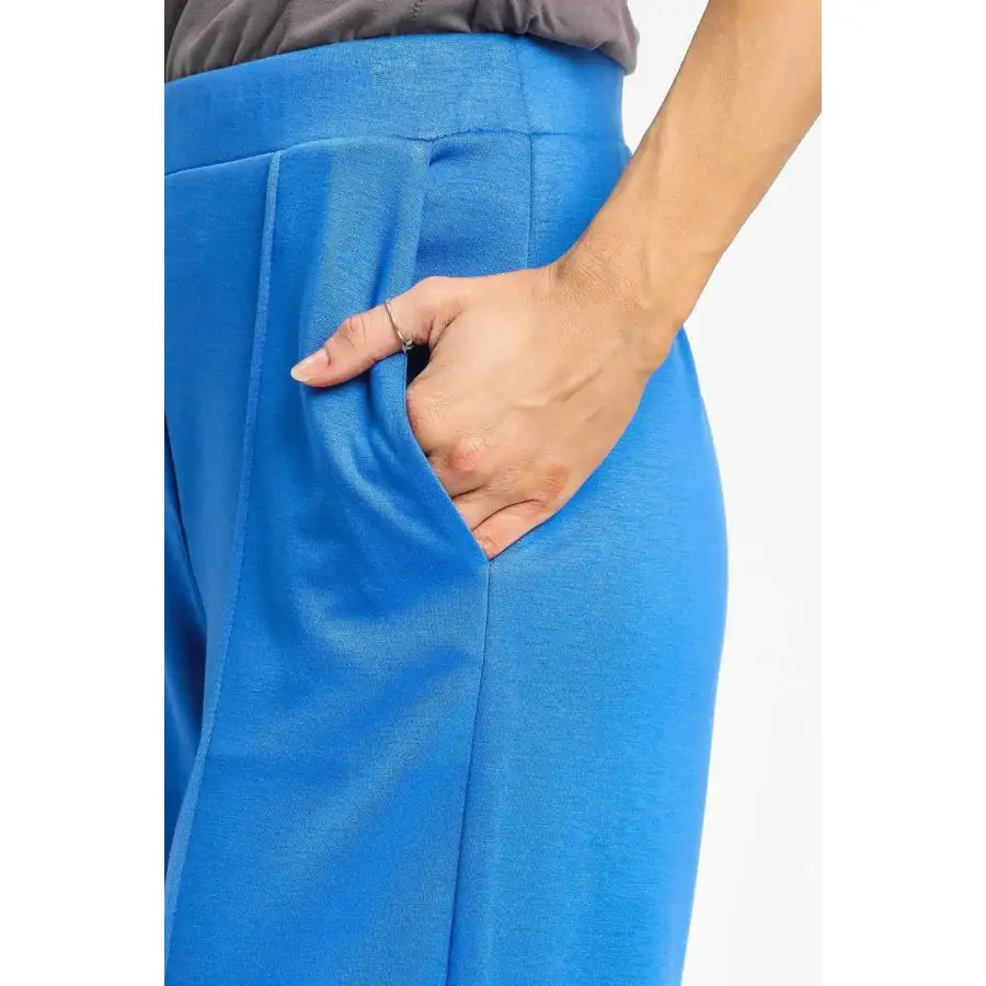 Chic High Waisted Wide Leg Pants