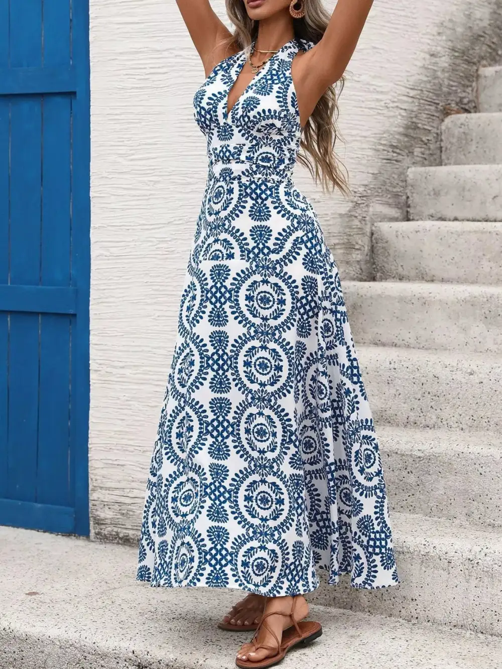 Weekend Halter Maxi Dress
