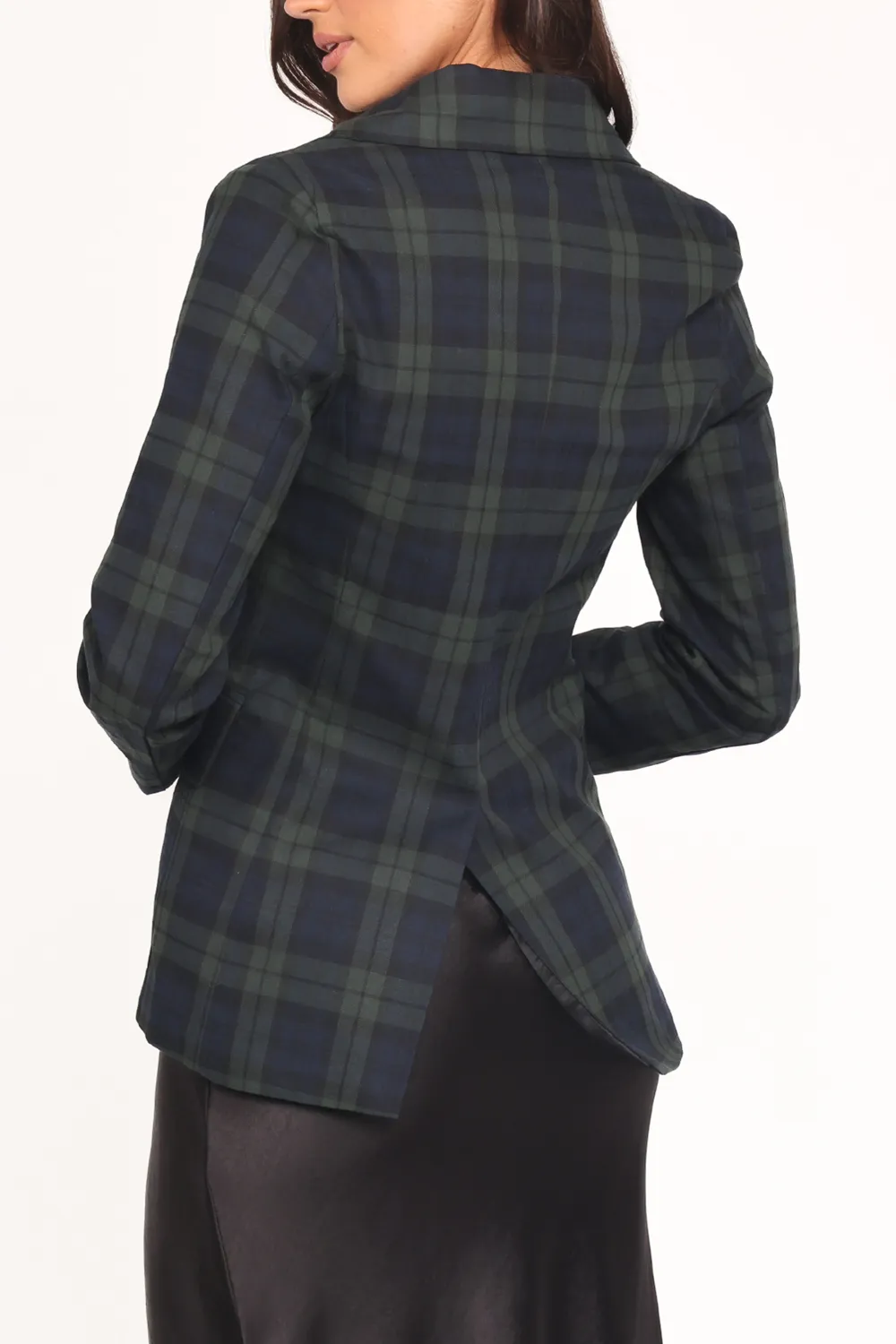 Oversized Plaid Blazer