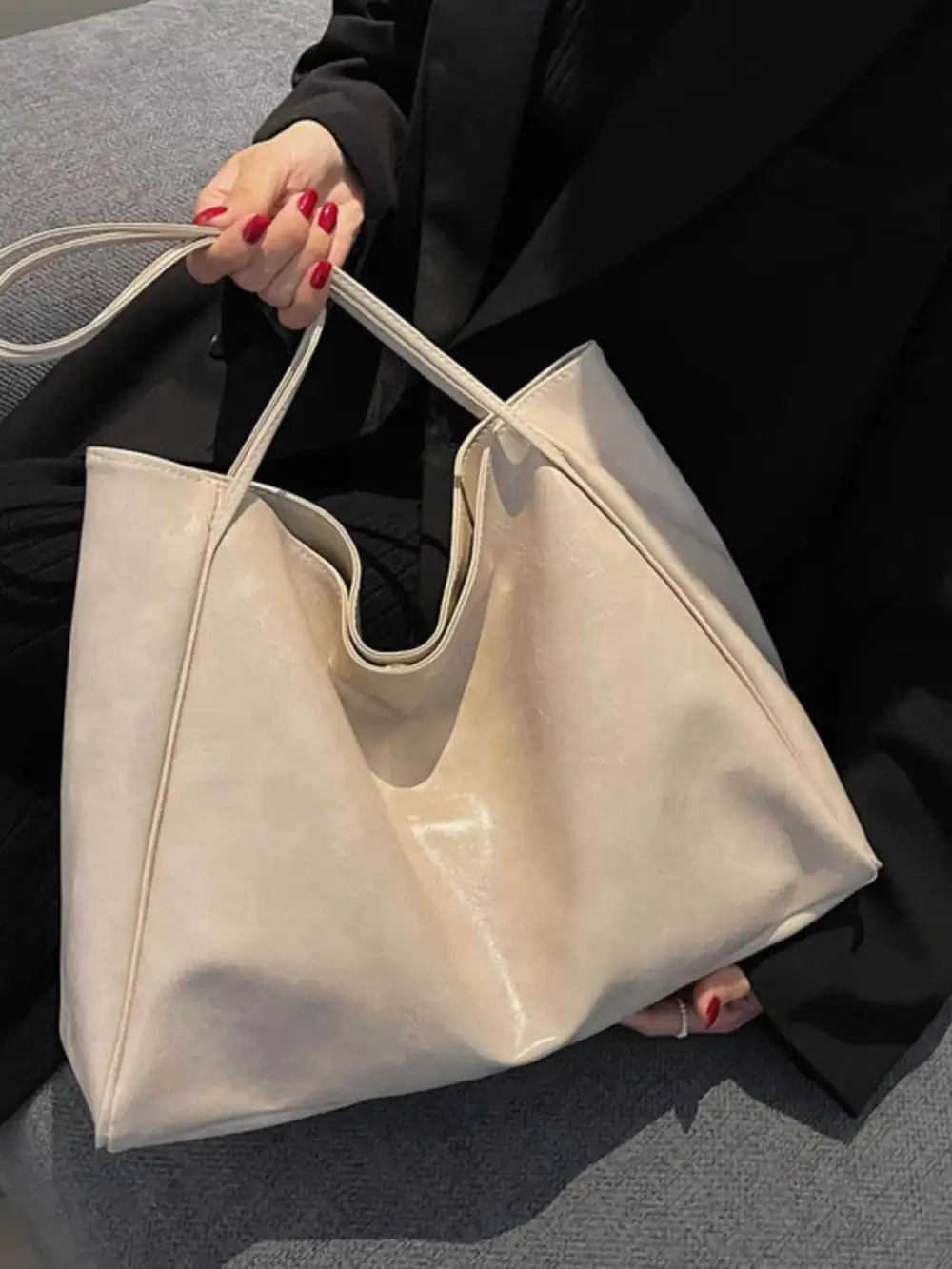 PU Leather Tote Bag