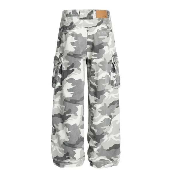 Vintage Snow Camo Cargo Pants