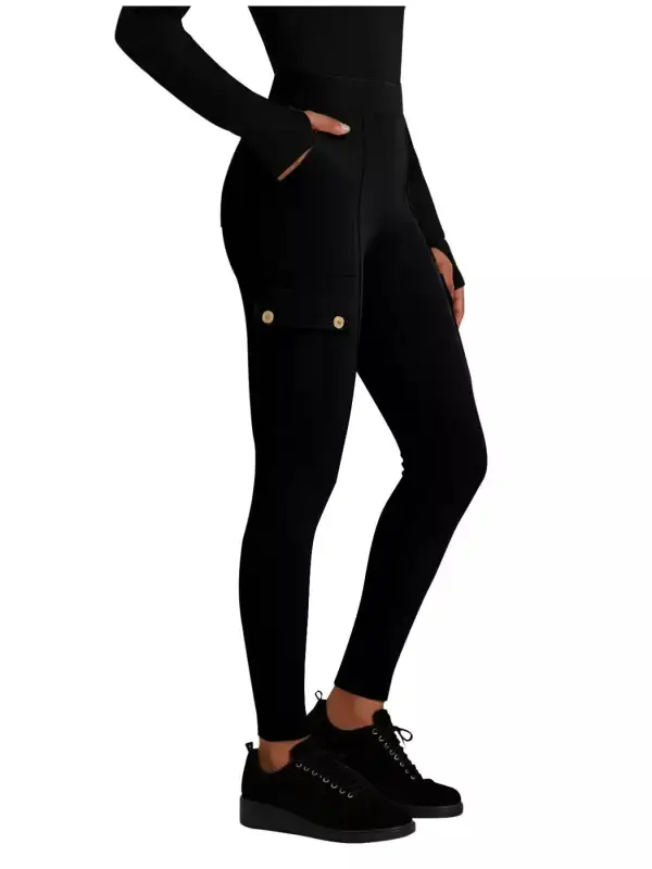 Refined High Waist Active Pants