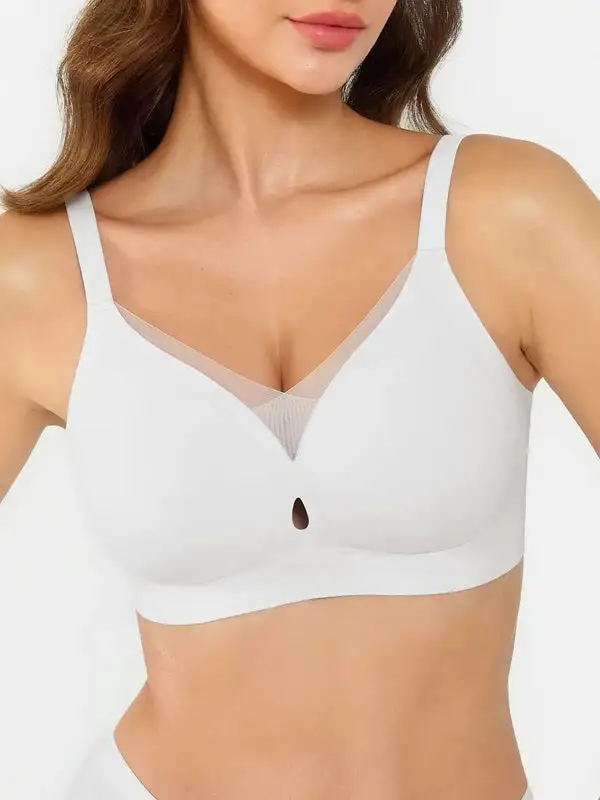 Seamless Breathable Contour Plunge Bra