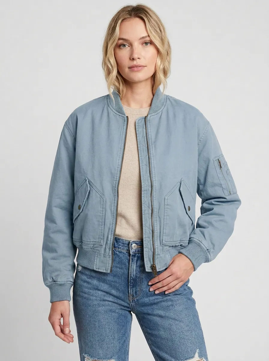 Relaxed Utility Women's Casual Jacket