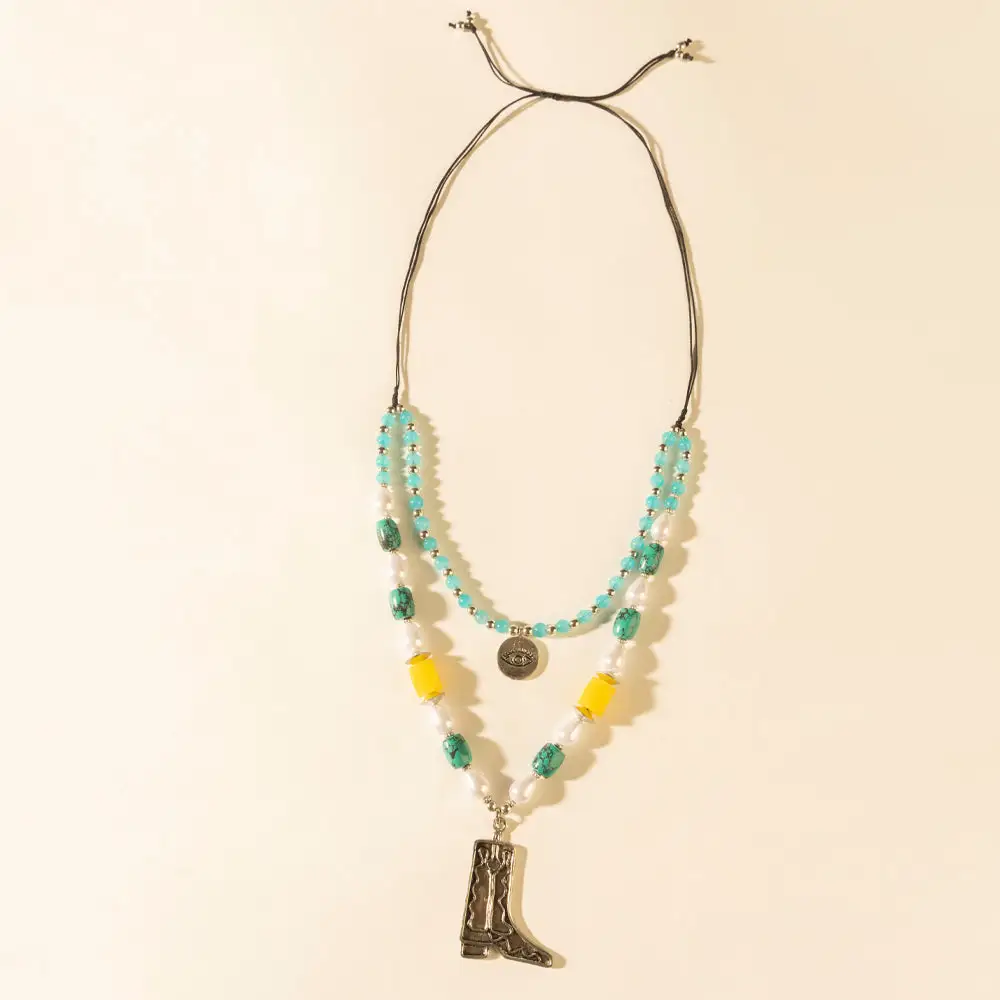 Ornamental Pearl Necklace