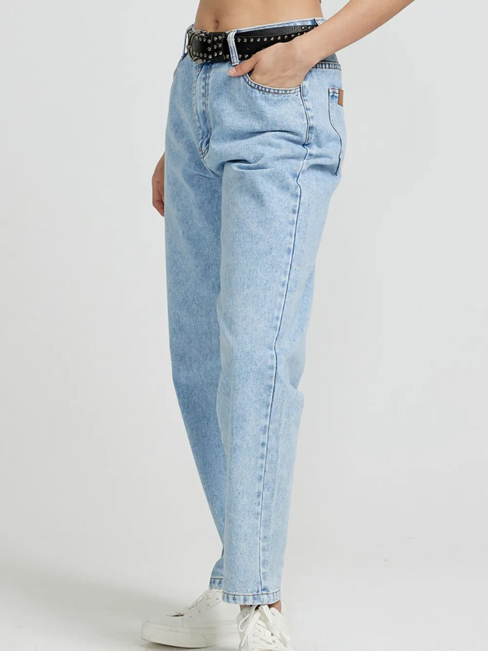 Casual Straight Leg Denim Jeans