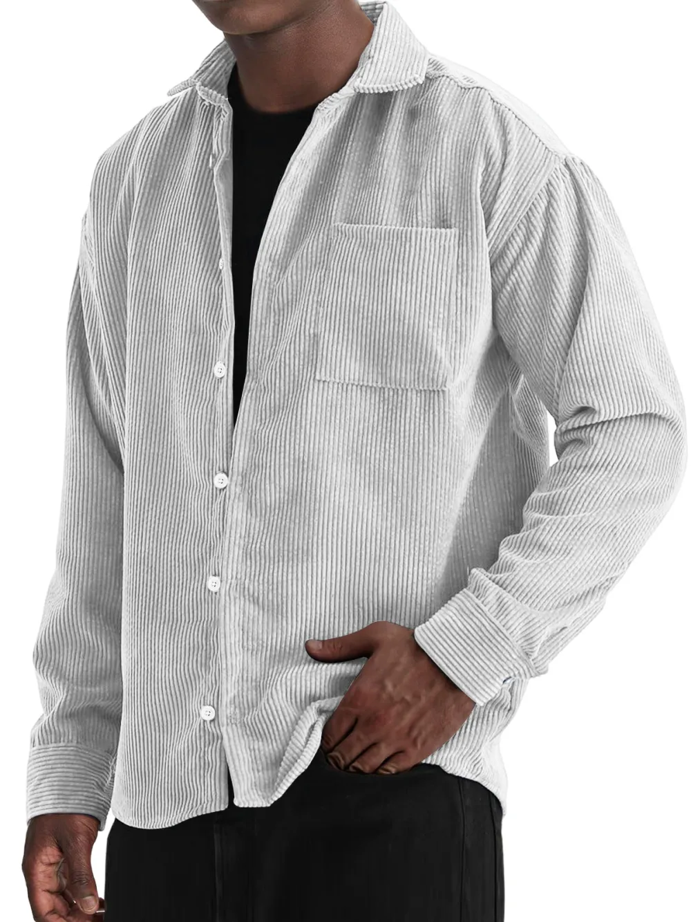 Modern Corduroy Pocket Shirt